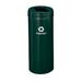 Glaro, Inc. Trash Can Stainless Steel in Green | 30 H x 12 W x 12 D in | Wayfair M1242HG-HG-M4