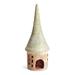 Sneads Gnome House Tall 20.9" Ceramic Tabletop Lantern Ceramic in Brown Laurel Foundry Modern Farmhouse® | 20.9 H x 10 W x 10 D in | Wayfair