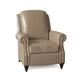 Birch Lane™ Knightdale 34" Wide Faux Leather Standard Recliner Fade Resistant/Genuine Leather in Gray/Black/Brown | 40 H x 34 W x 39.5 D in | Wayfair