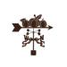 The Holiday Aisle® Dezra Pumpkins Weathervane Metal/Steel in Brown/Gray | 28 H x 21 W x 9 D in | Wayfair CFF543EC9A8B4B549631272E8FA5BC62