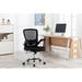 Inbox Zero Mesh Task Chair Upholstered/Mesh, Steel in Black | 38 H x 25 W x 24 D in | Wayfair 4ECB221424654B22B558231636517267