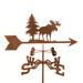 Millwood Pines Sonette Moose Weathervane Metal/Steel in Brown/Gray | 24 H x 21 W x 9 D in | Wayfair 7EAFD4CC16B747099248D986AAA45CBA