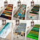 Tapis nordique doux imprimé en 3D pour la décoration de salon tapis polymère de sol étoile de
