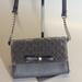 Nine West Bags | Nine West Full Of Sparkle Gray Quilted Crossbody | Color: Gray | Size: Os