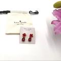 Kate Spade Jewelry | Kate Spade Red Blushing Bloom Stud Earrings. | Color: Red | Size: Os