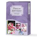 Faithfully Yours Designer Greetings 658-00510-000 Inspirierende Geburtstagskarten, Teetassen-Wünsche mit biblischen Schriftversen (Box mit 12 Grußkarten mit Umschlägen), Violett