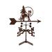 Millwood Pines Hani Wolf Weathervane Metal/Steel in Brown/Gray | 24 H x 21 W x 9 D in | Wayfair 7C43398D8BA24BCCA5719730CE952450