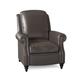 Birch Lane™ Knightdale 34" Wide Faux Leather Standard Recliner Fade Resistant/Genuine Leather in Gray | 40 H x 34 W x 39.5 D in | Wayfair