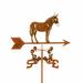 August Grove® Sniquer Mule Weathervane Metal/Steel in Brown/Gray | 28 H x 21 W x 9 D in | Wayfair 7E68E0A9849C476FB8CFCC64BE0C1ABB