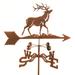 Millwood Pines Holli Elk Weathervane Metal/Steel in Brown/Gray | 28 H x 21 W x 9 D in | Wayfair 975C8933ED2244978B22331C7AD15DE1