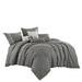 LISSIE 7PC COMFORTER SET - Elight Home 22066K-Grey