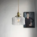 Lampe LED Suspendue en Verre au Design Nordique Moderne en Cuivre Luminaire Décoratif d'Nik Idéal