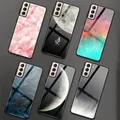 Coque en verre pour Samsung Galaxy S24 S23 S22 S21 Ultra S24 Plus S 24 23 22 21 Ultra S 24