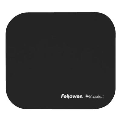 Fellowes Mauspad mit antibakteriellem Microban®-Schutz schwarz, 22.6x19.2x0.3 cm