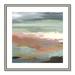 Joss & Main Ocean Bluffs by Carol Robinson - Painting Print on Paper in Blue/Green/Pink | 24.75 H x 24.75 W x 0.88 D in | Wayfair 36822-01