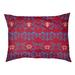 East Urban Home Houston Football Baroque Indoor Pillow Metal in Red/Blue/White | 5 H x 40 W x 30 D in | Wayfair 7D60C0B002C54ACBA5A2FE8F093EC80D