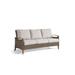 Three Posts™ Courson 74" Wide Outdoor Teak Patio Sofa w/ Cushions Wood/All | 31 H x 74 W x 36 D in | Wayfair FE0CB69065724EB8941C181C6F2FEC6C