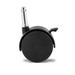 Outwater 2-3/8in. Nylon Swivel Hooded Hercules Twin Wheel Caster w/ Brake in Black | 2.6875 H x 2.375 W x 2.375 D in | Wayfair 3P1.14.00246