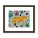 Joss & Main Walking Cheetah II by Isabelle Z - Painting Print Paper, Solid Wood in Black/Green/Orange | 13 H x 15 W x 0.75 D in | Wayfair 37973-01