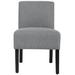 Ebern Designs Exer Side Chair Wood/Upholstered/Fabric in Gray | 30.7 H x 20.9 W x 28 D in | Wayfair FD5A0ACDC09B4480879477F79375F791