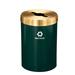 Glaro, Inc. Trash Can Stainless Steel in Black | 30 H x 20 W x 20 D in | Wayfair M2042HG-BE-M5