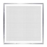 Geyer Instructional Products Dry Erase Grid Wall Mounted Whiteboard, 48" x 48" Melamine/Metal in Gray/White | 48 H x 48 W x 2 D in | Wayfair