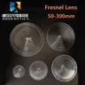 Lentille de Fresnel Ronde en Verre pour Projecteur D50 80 112 130 150 175 200 250mm pour Lampe de