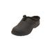 Wide Width Women's The Estelle Slip On Mule by Comfortview in Black (Size 8 W)