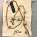 J. Crew Jewelry | Jcrew Long Necklace Bnwt. 19” In Length | Color: Green/Silver | Size: Os