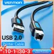 Vention – Câble DAC USB 3.0/2.0 Type-A mâle vers Type-B femelle pour imprimante Canon Epson HP et