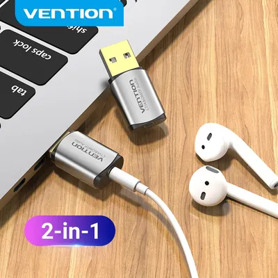 Vention USB carte son externe USB Interface Audio carte son adaptateur 3.5mm pour ordinateur