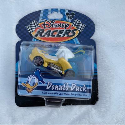 Disney Toys | Disney Park Disney Racers Donald Duck Die Cast Car | Color: Blue/Gold | Size: Osb