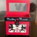 Disney Other | Mickey + Minnie Mouse Earring Holder + Trinket Box | Color: Black/Red | Size: Osg