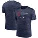Men's Nike Heathered Navy Cleveland Indians Authentic Collection Velocity Practice Performance T-Shirt