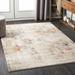 Eversley 7'10" x 10' Modern Cream/Light Gray/Medium Gray/Saffron/Rose/Sage/Dark Blue/Dusty Pink/Olive/Mustard/Dark Pink Area Rug - Hauteloom