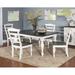 August Grove® Villepinte 5 Piece Dining Set Wood in Black/Brown | 30 H in | Wayfair 61345BC9C19C45AB98EE512F1DF830D6