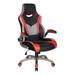 Inbox Zero Uplink Gaming Chair Faux Leather/Mesh in Black/Gray/Red | 50.75 H x 28.25 W x 28 D in | Wayfair C9BD739A94754CAA825CE55245486D85