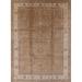 Brown/White 72 x 48 x 0.35 in Indoor Area Rug - Charlton Home® Clethra Oriental Beige/Brown Area Rug Polyester/Wool | Wayfair