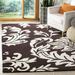Brown 60 x 0.63 in Indoor Area Rug - Red Barrel Studio® Avayah Floral Handmade Tufted Wool Area Rug Viscose/Wool | 60 W x 0.63 D in | Wayfair