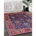 Blue/Red 144 x 96 x 0.35 in Indoor Area Rug - Bungalow Rose Oesch Red/Blue Area Rug Polyester/Wool | 144 H x 96 W x 0.35 D in | Wayfair