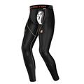 ShockDoctor Herren Tiefschutz Kompressions-Hockey-Pant mit Bioflex Cup, Black, L