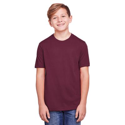 CORE365 CE111Y Youth Fusion ChromaSoft Performance T-Shirt in Burgundy size Large | Polyester
