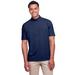 UltraClub UC105 Men's Lakeshore Stretch Cotton Performance Polo Shirt in Navy Blue size XL | Cotton/Spandex Blend