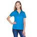 Devon & Jones DG20W Women's CrownLux Performance Plaited Polo Shirt in Ocean Blue size Large | Cotton/Polyester Blend