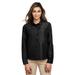Harriton M580LW Women's Key West Long-Sleeve Performance Staff Shirt in Black size Medium | Polyester