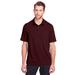 North End NE100 Men's Jaq Snap-Up Stretch Performance Polo Shirt in Burgundy size 4XL | Triblend