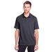 North End NE100 Men's Jaq Snap-Up Stretch Performance Polo Shirt in Carbon size Large | Triblend