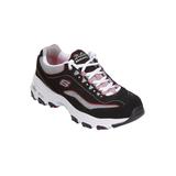 Women's The D'Lites Life Saver Sneaker by Skechers in Black Medium (Size 9 1/2 M)