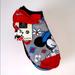 Disney Accessories | Disney Minnie Mouse Socks | Color: Blue/Red | Size: Shoe Size: 4-10