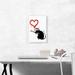 ARTCANVAS Love Rat by Banksy - Wrapped Canvas Graphic Art Print Canvas in Black/Green/Red | 18 H x 12 W x 1.5 D in | Wayfair BANKSY58-1L-18x12